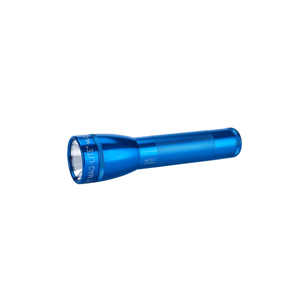 Maglite Flashlight ML25LT 192 Lumens Blue LED 2 Cell C - Ascmtools
