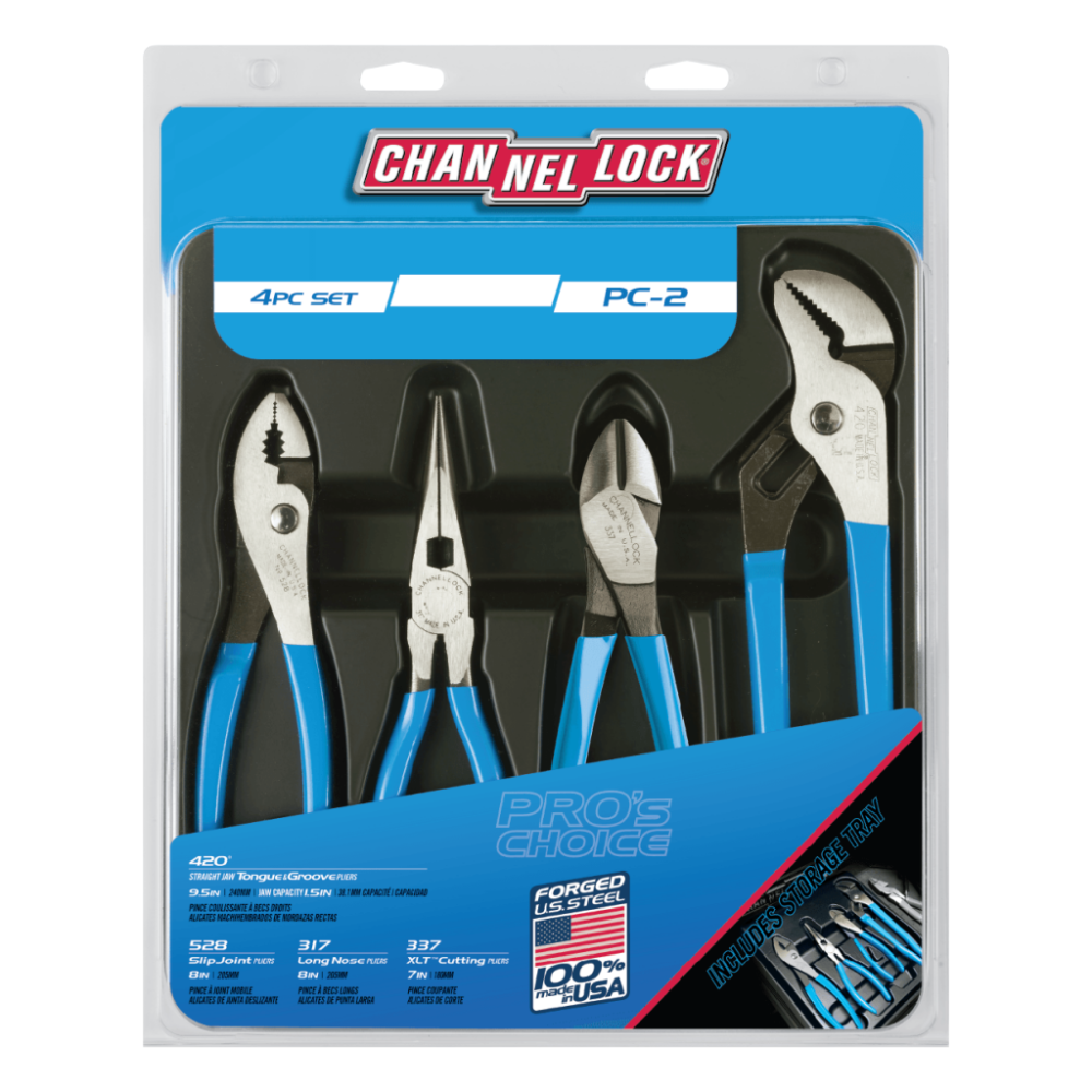 Channellock 4pc Pro’s Choice Set - Ascmtools
