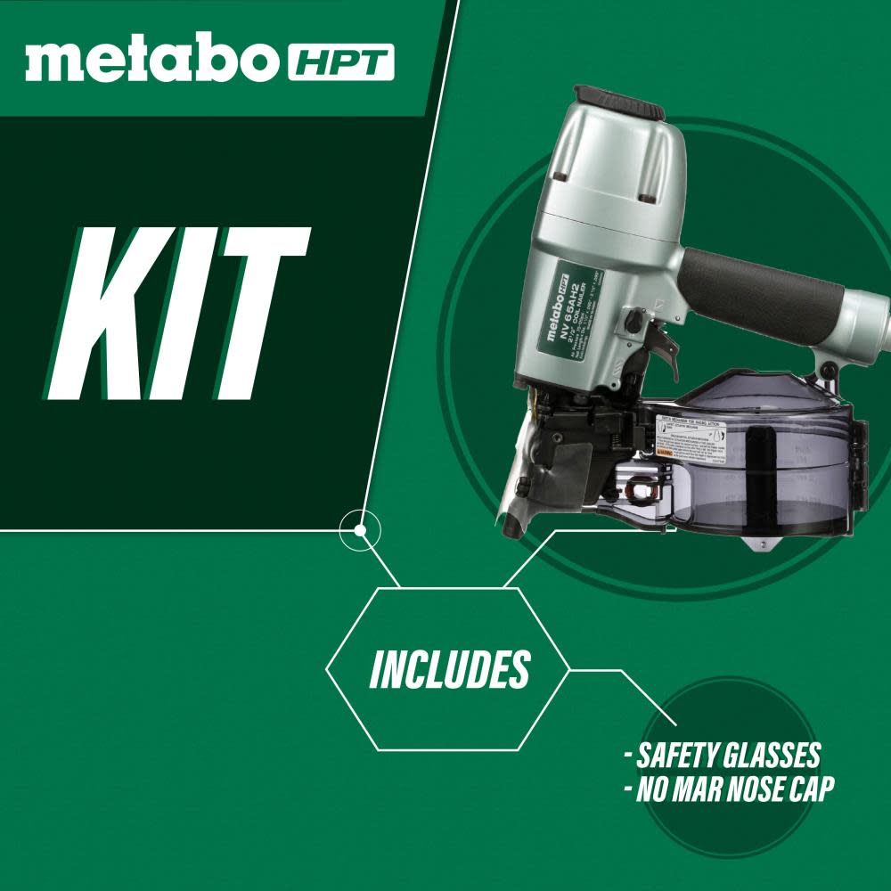 Metabo HPT 2-1/2In Coil Siding Nailer - Ascmtools