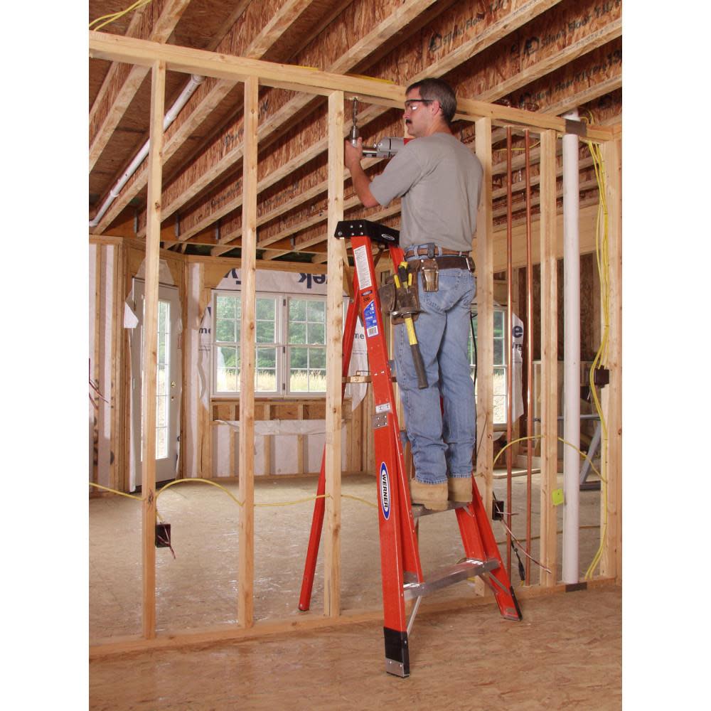 Werner 6 Ft. Type IA Fiberglass Tripod Ladder - Ascmtools