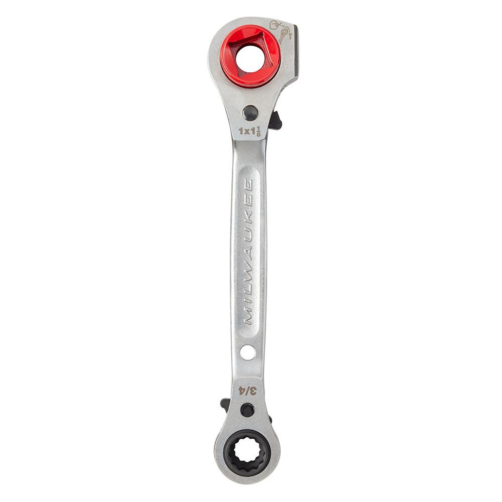 Milwaukee Linemans 5-in-1 Ratcheting Wrench - Ascmtools