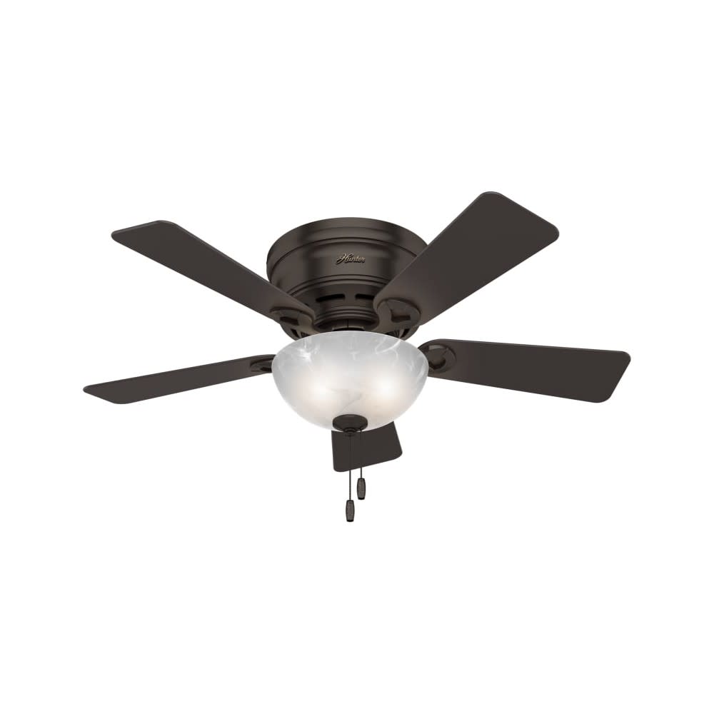 Hunter Fan Haskell Ceiling Fan 42″ Premier Bronze Dark Mocha - Ascmtools