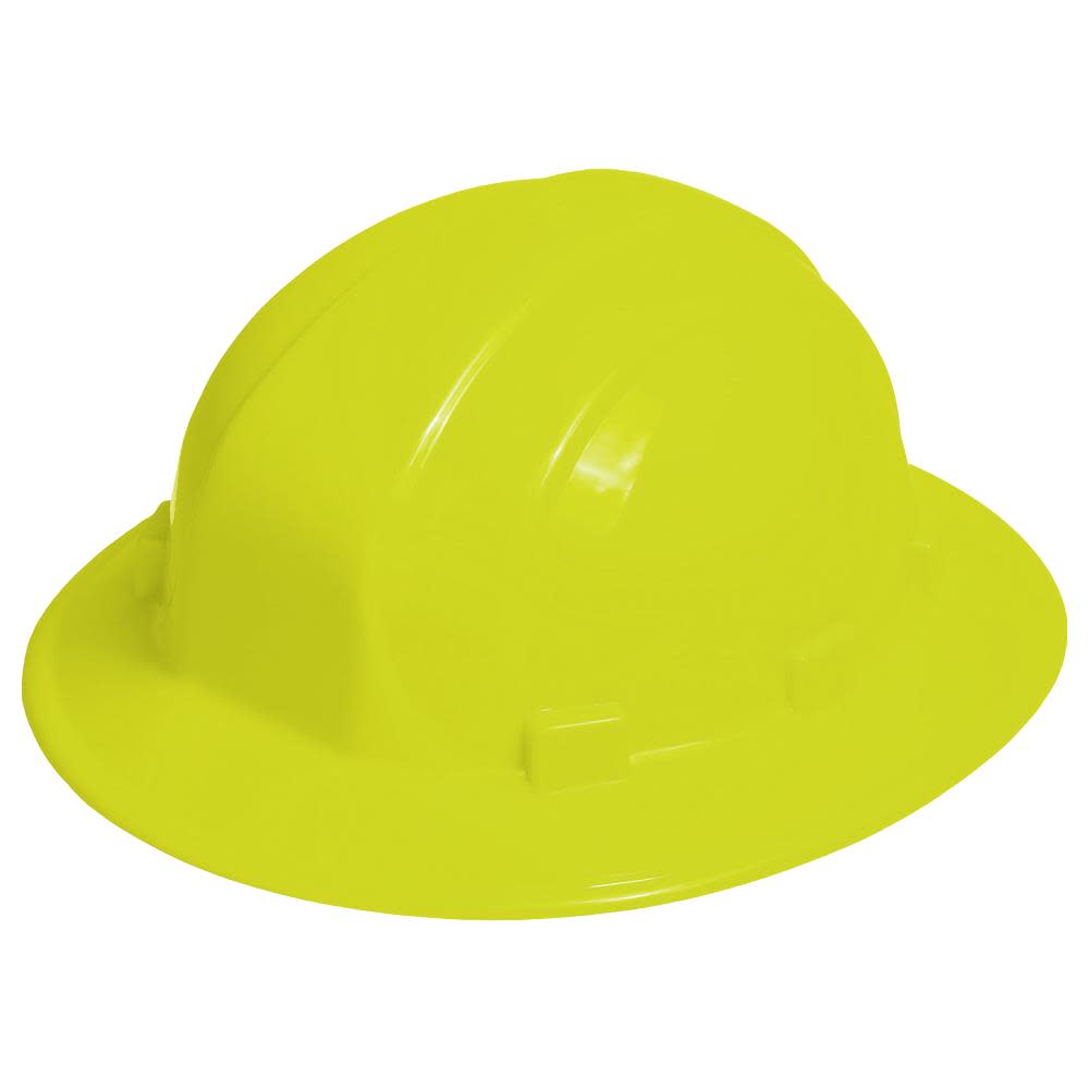 ERB Omega II Full Brim Hard Hat – Hi-Viz Yellow - Ascmtools