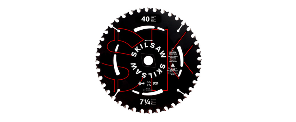 Skilsaw 7-1/4In X 40T FRAMING SAW BLADE - Ascmtools