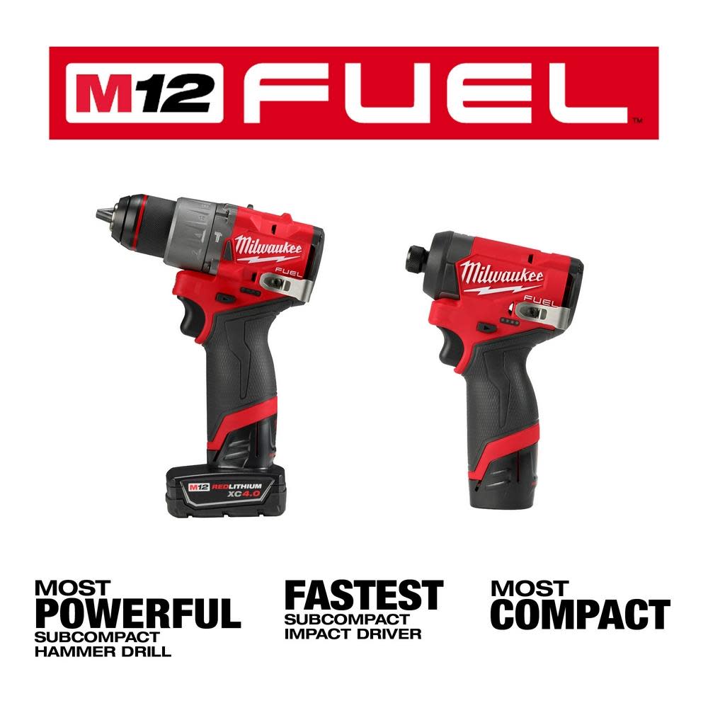 Milwaukee M12 FUEL 2 Tool Combo Kit - Ascmtools