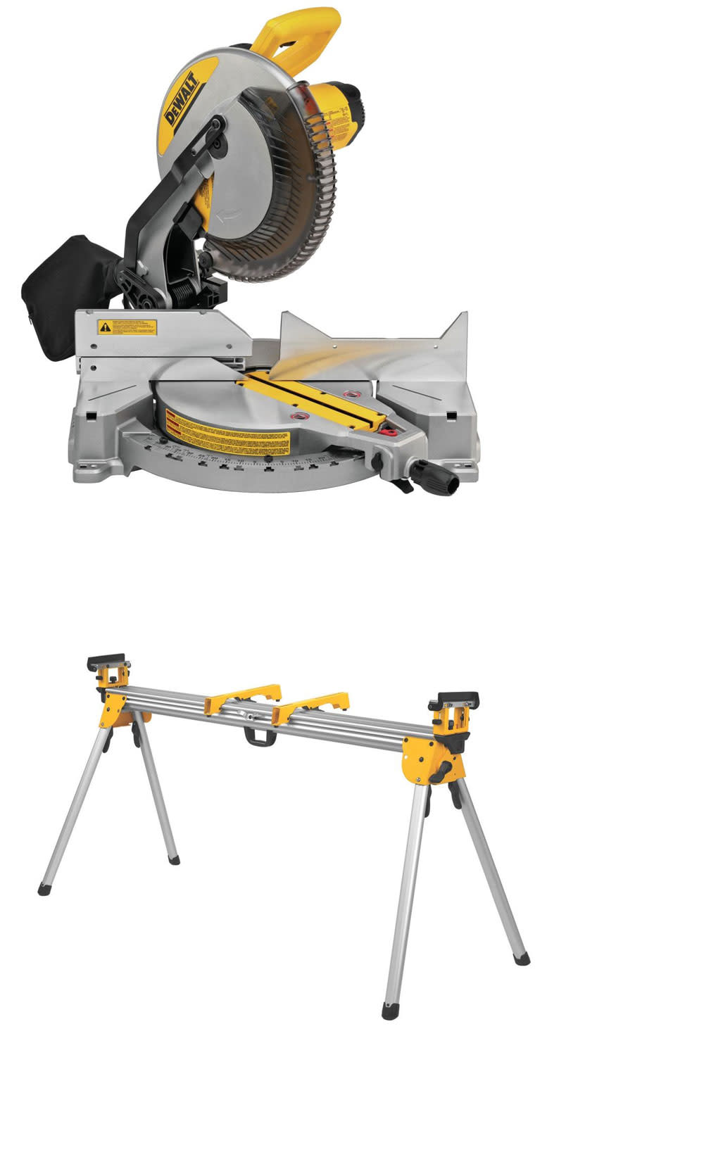 DEWALT 12″ Compound Miter Saw with Miter Saw Stand Bundle - Ascmtools