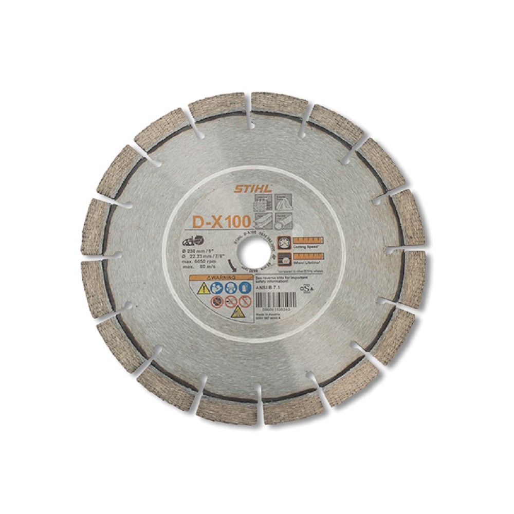 Stihl D-X100 Elite Concrete Cutting Wheel - Ascmtools