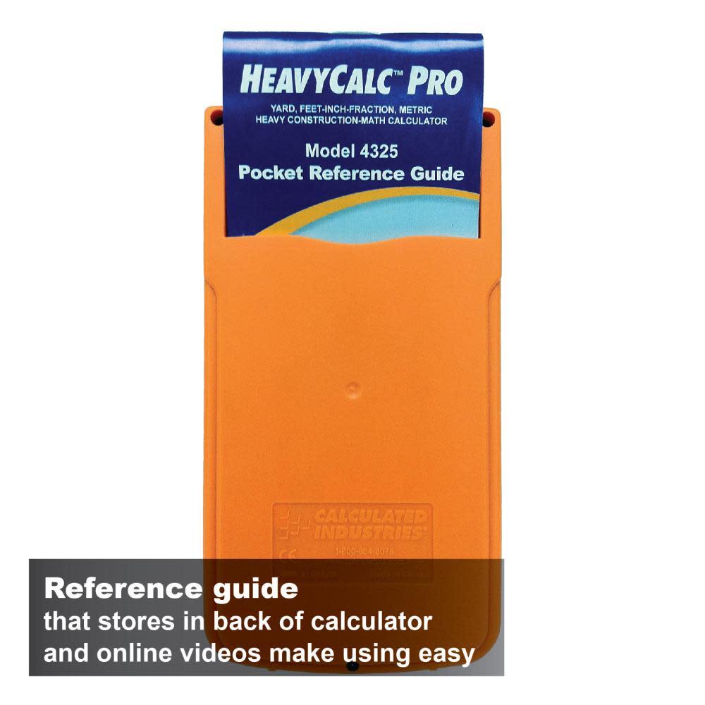 Calculated Industries Heavy Construction Math Calculator - Ascmtools