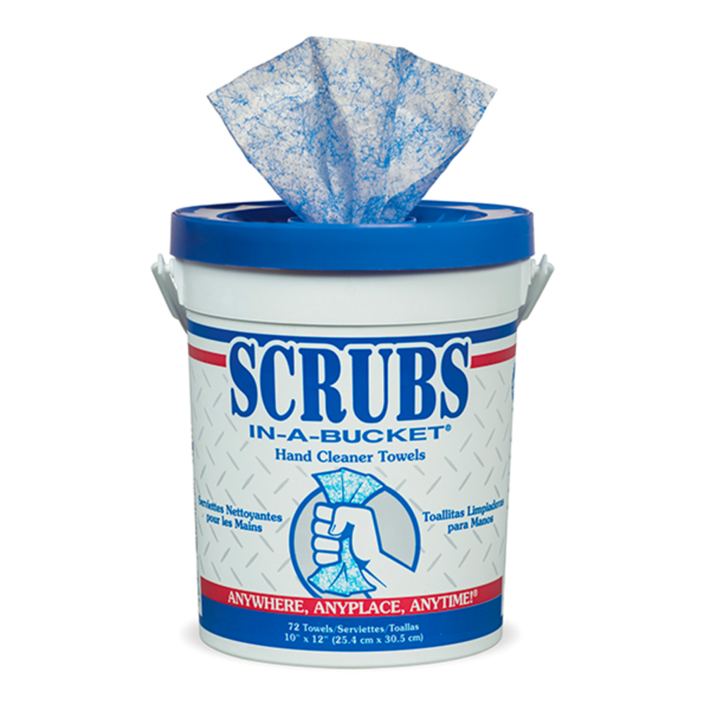 Dymon Scrubs in a Bucket Hand Cleaner Towels - Ascmtools