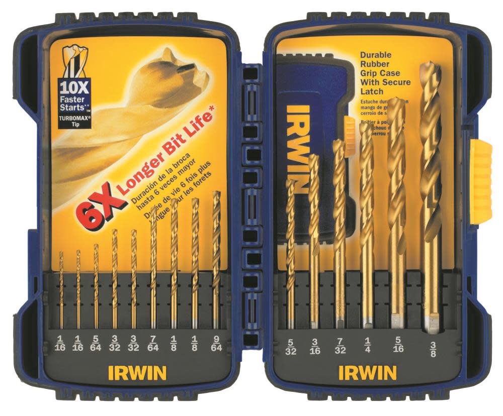 Irwin 15pc Turbomax Pro Drill Bit Set - Ascmtools