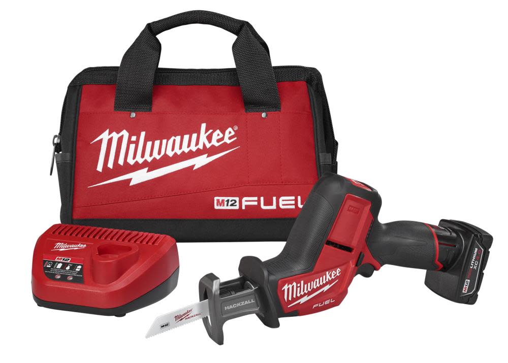 Milwaukee M12 FUEL Hackzall Reciprocating Saw Kit Reconditioned - Ascmtools