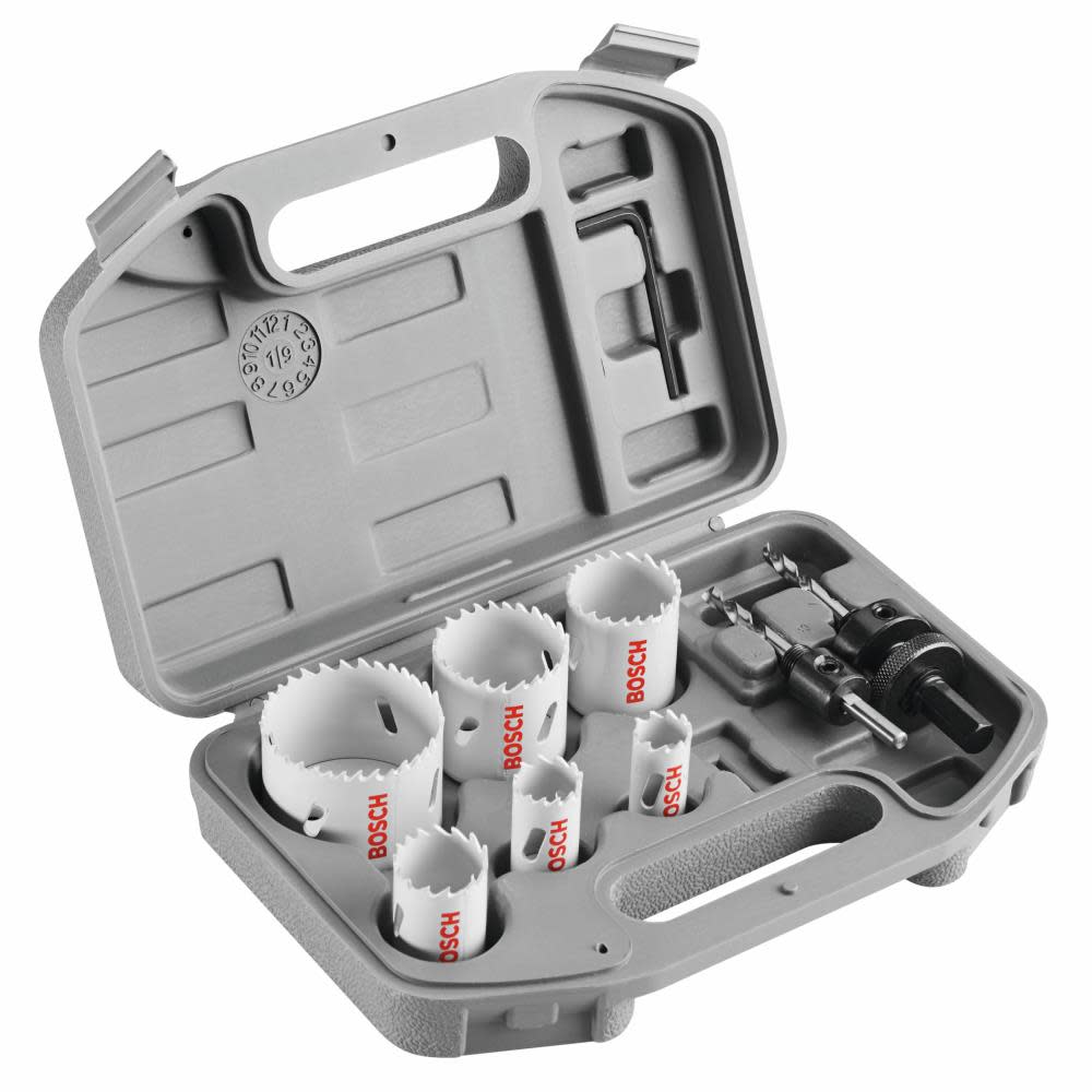 Bosch Bi Metal Hole Saw Set General Purpose 9pc - Ascmtools
