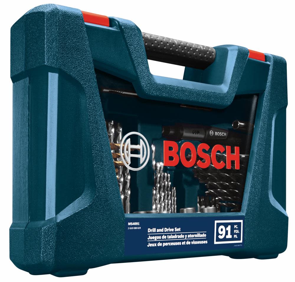 Bosch 91 pc. Drilling and Driving Mixed Bit Set - Ascmtools