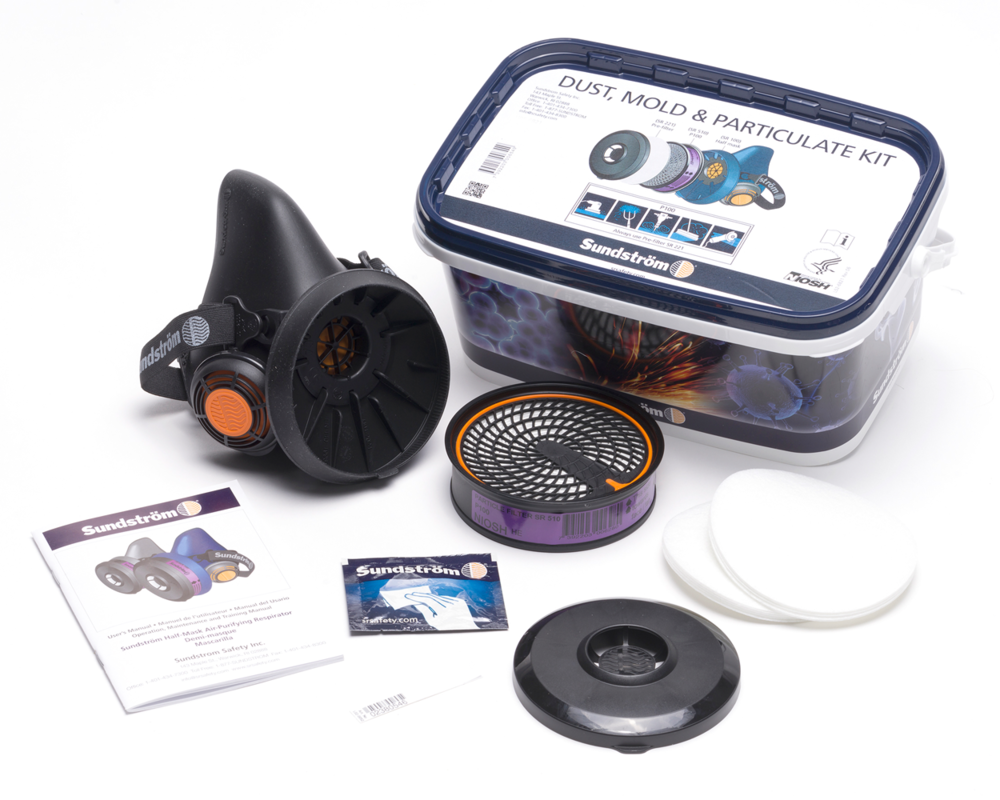 Sundstrom Safety S100 Air Purifying Respirator Dust Mold & Particulate Kit – S - Ascmtools