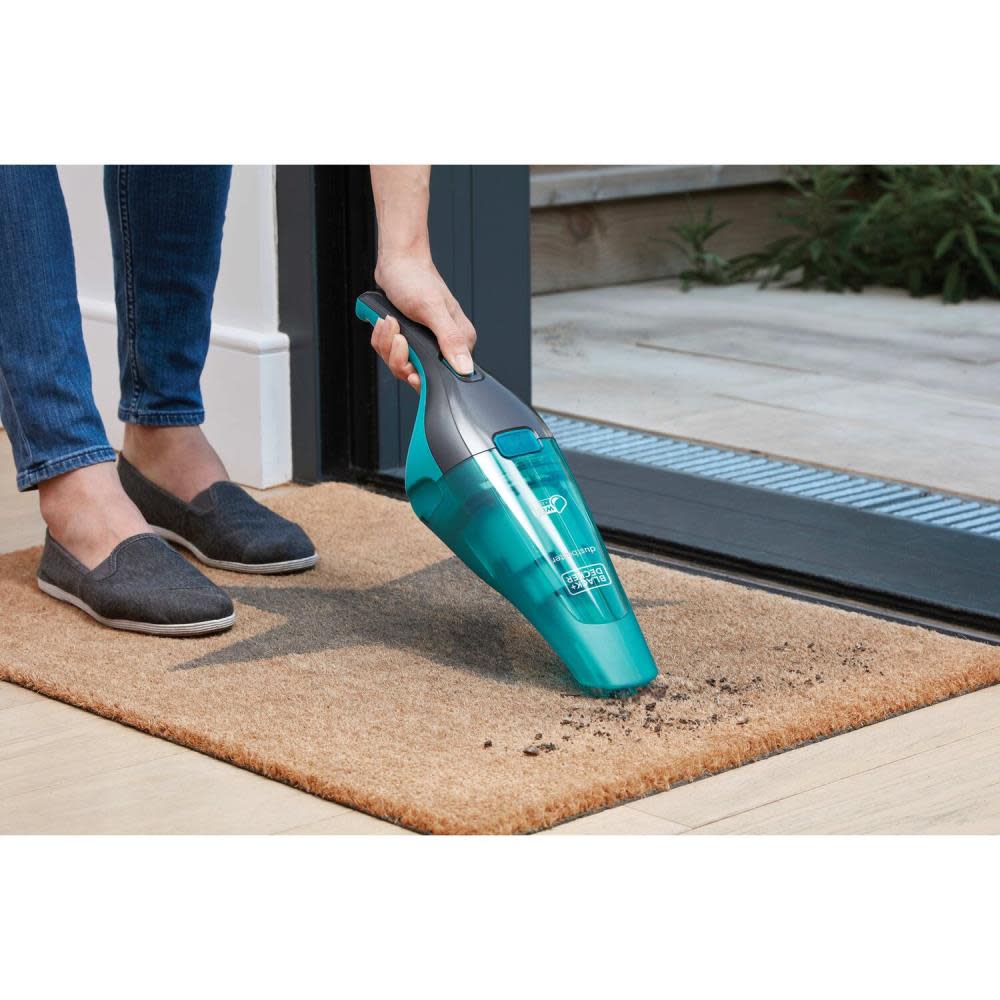 Black and Decker DUSTBUSTER QuickClean Wet/Dry Handheld Vacuum Turquoise - Ascmtools