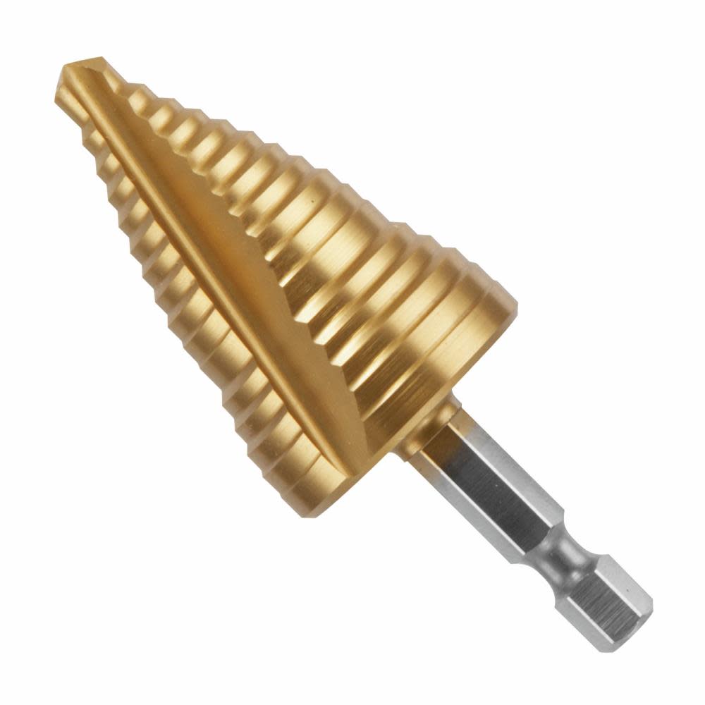 Bosch 1/4 In. to 1-1/8 In. Titanium-Coated Impact Step Drill Bit - Ascmtools