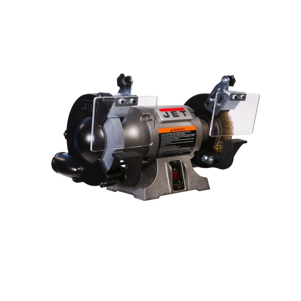 JET Shop Grinder with Grinding Wheel and Wire Wheel - Ascmtools