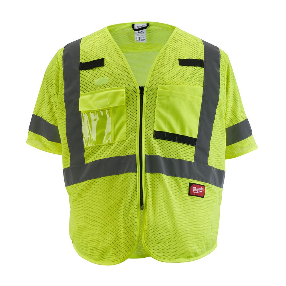 Milwaukee High Vis Safety Vest Class 3 Mesh - Ascmtools