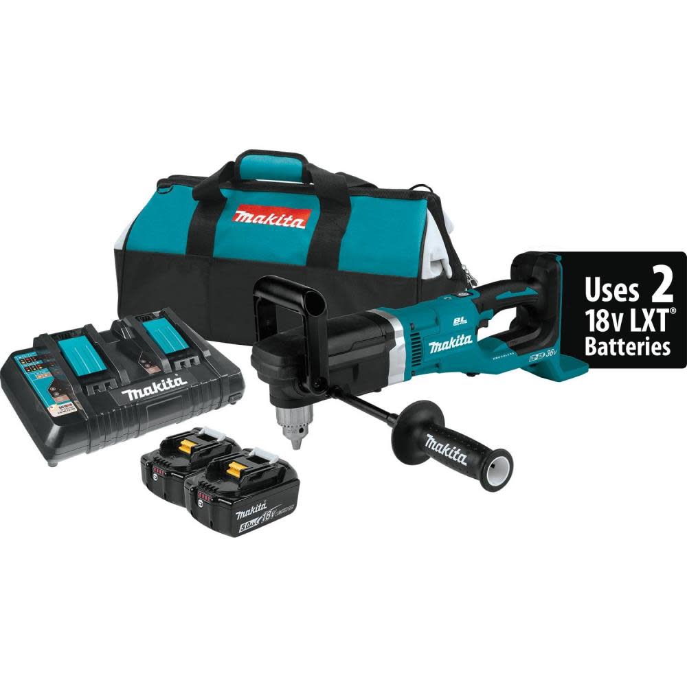 Makita 18V X2 LXT 36V 1/2″ Right Angle Drill Kit - Ascmtools