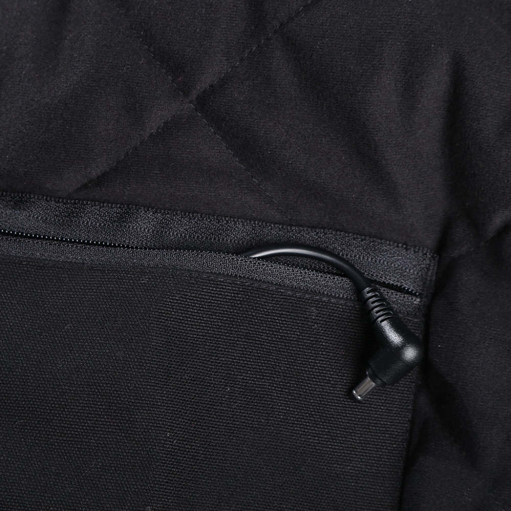 GEARWRENCH Mens Black Heated Canvas Jacket Kit 2X - Ascmtools