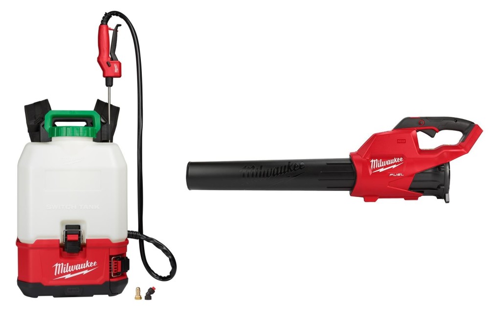 Milwaukee M18 SWITCH TANK Backpack Sprayer 4 Gallon & Gen II M18 Blower Bare Tool Bundle - Ascmtools