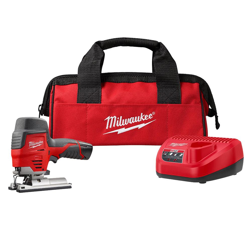 Milwaukee M12 Cordless High Performance Jig Saw Kit - Ascmtools