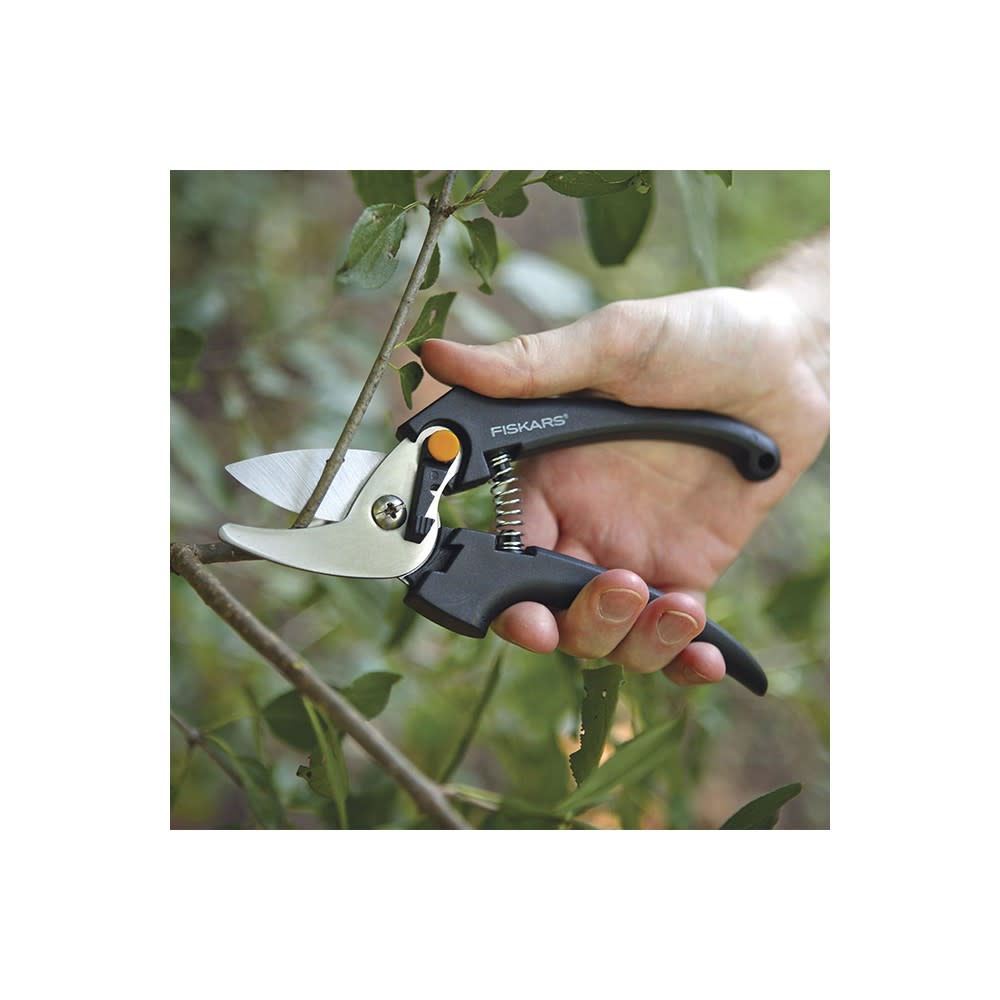 Fiskars Stainless Steel Blade Bypass Pruner with FiberComp Handle - Ascmtools