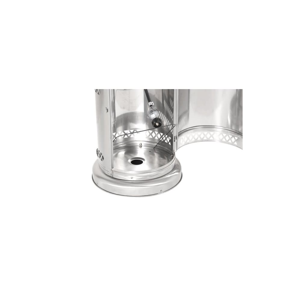 Living Accents Patio Heater 48000 BTU Chrome Steel Propane - Ascmtools