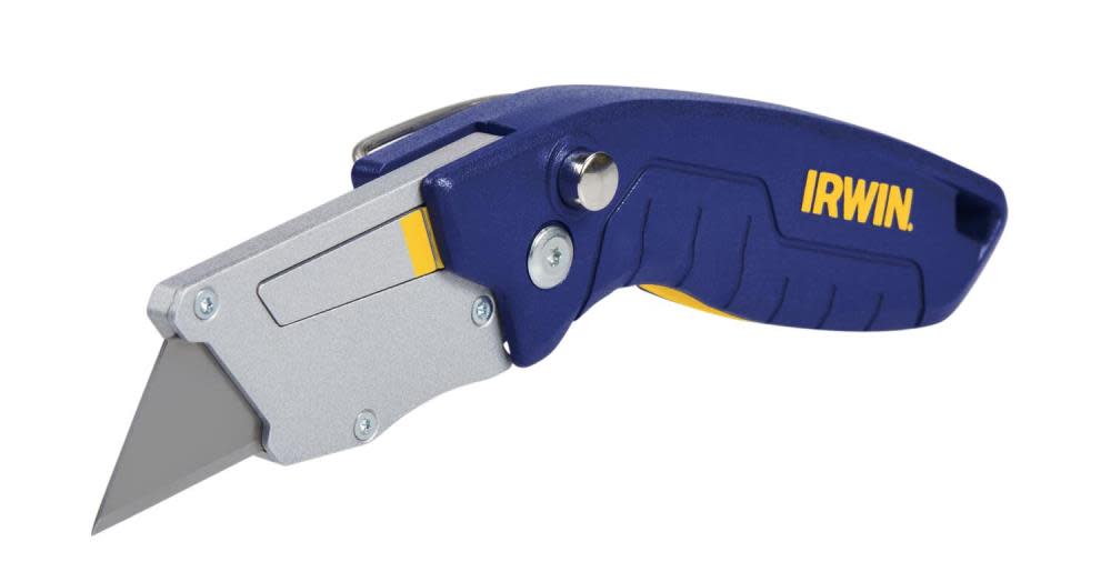Irwin ProFlip Utility Knife Compact Fixed Blade Folding - Ascmtools