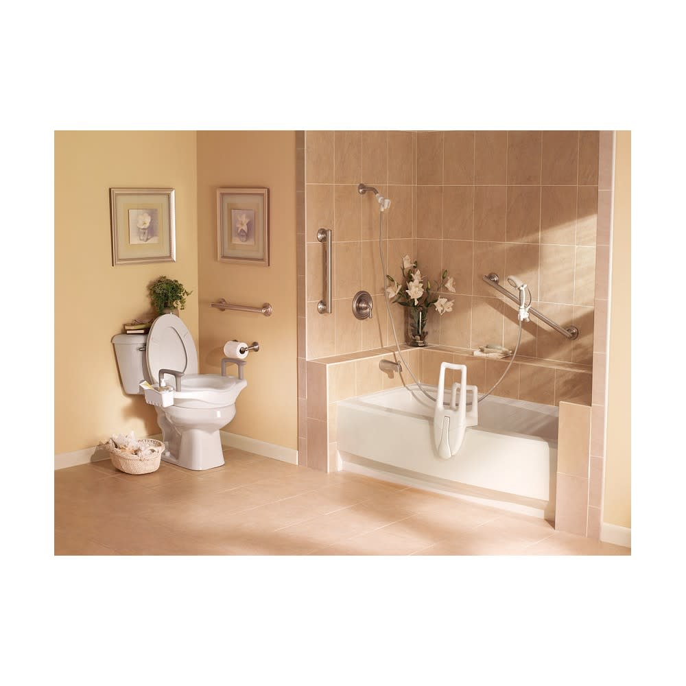 Moen Home Care Brushed Nickel Steel 16″ Elegance Grab Bar - Ascmtools