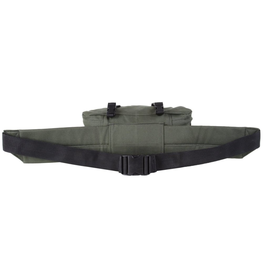 Duluth Pack 9 Liter Capacity Olive Drab Canvas Lumbar Pack - Ascmtools