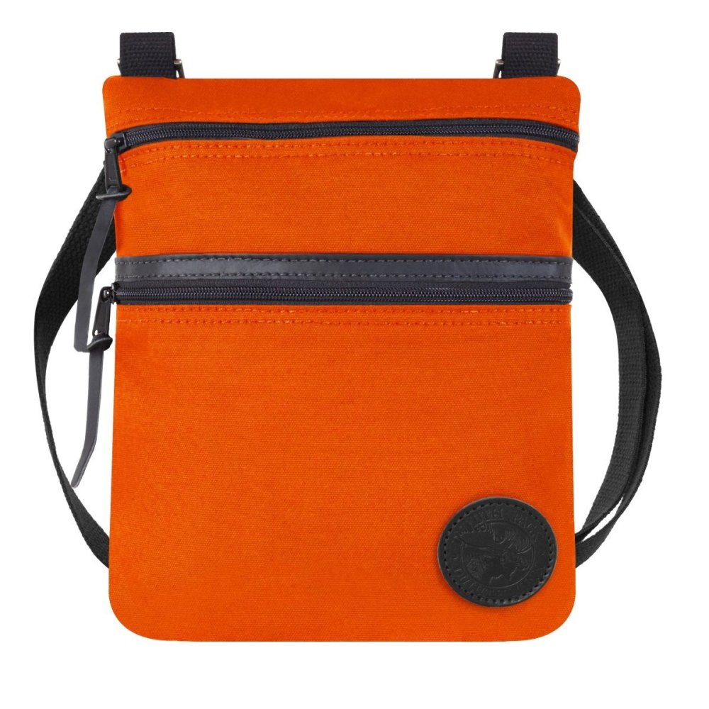 Duluth Pack 4 Liter Capacity Orange Traverse Crossbody Bag - Ascmtools
