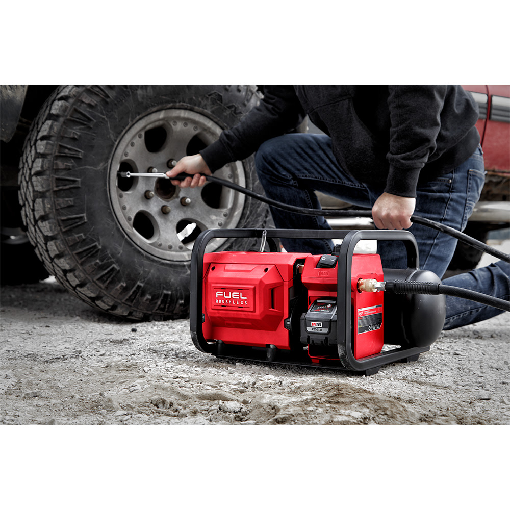 Milwaukee M18 FUEL 2 Gallon Compact Quiet Compressor (Bare Tool) - Ascmtools