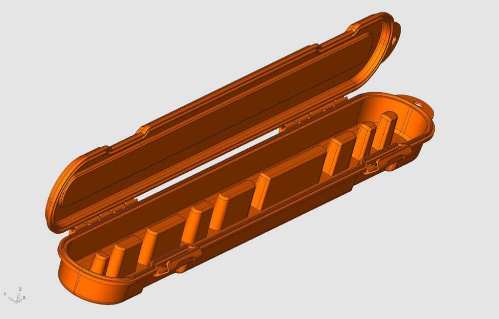 Chain Locker Chainsaw Chain Storage Case Orange - Ascmtools