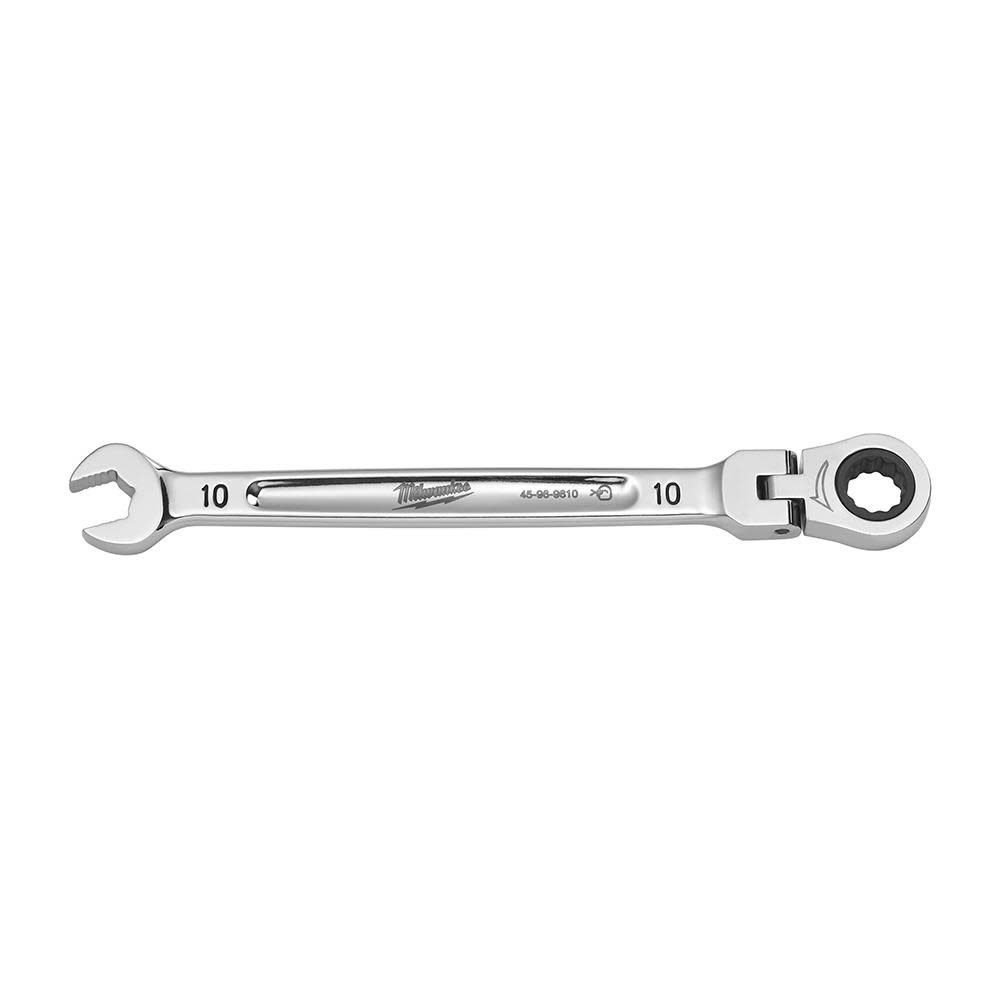 Milwaukee Combination Wrench Flex Head Ratcheting 10mm - Ascmtools