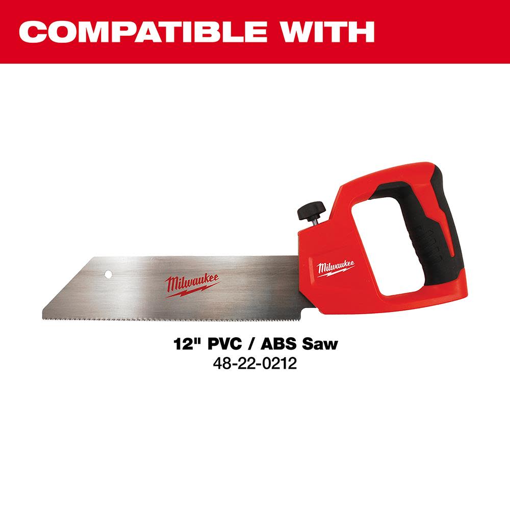 Milwaukee 12 in. PVC/ABS Saw Replacement Blade - Ascmtools