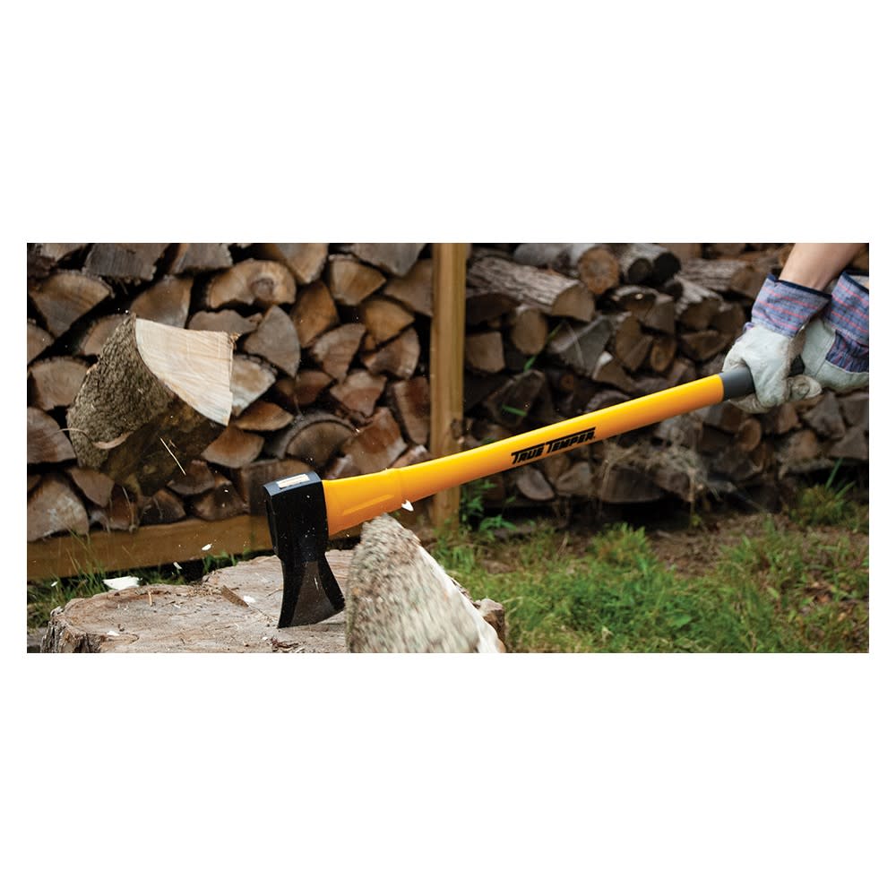 True Temper 4 Lbs Steel Head Super Splitter with 36 In. Fiberglass Handle - Ascmtools