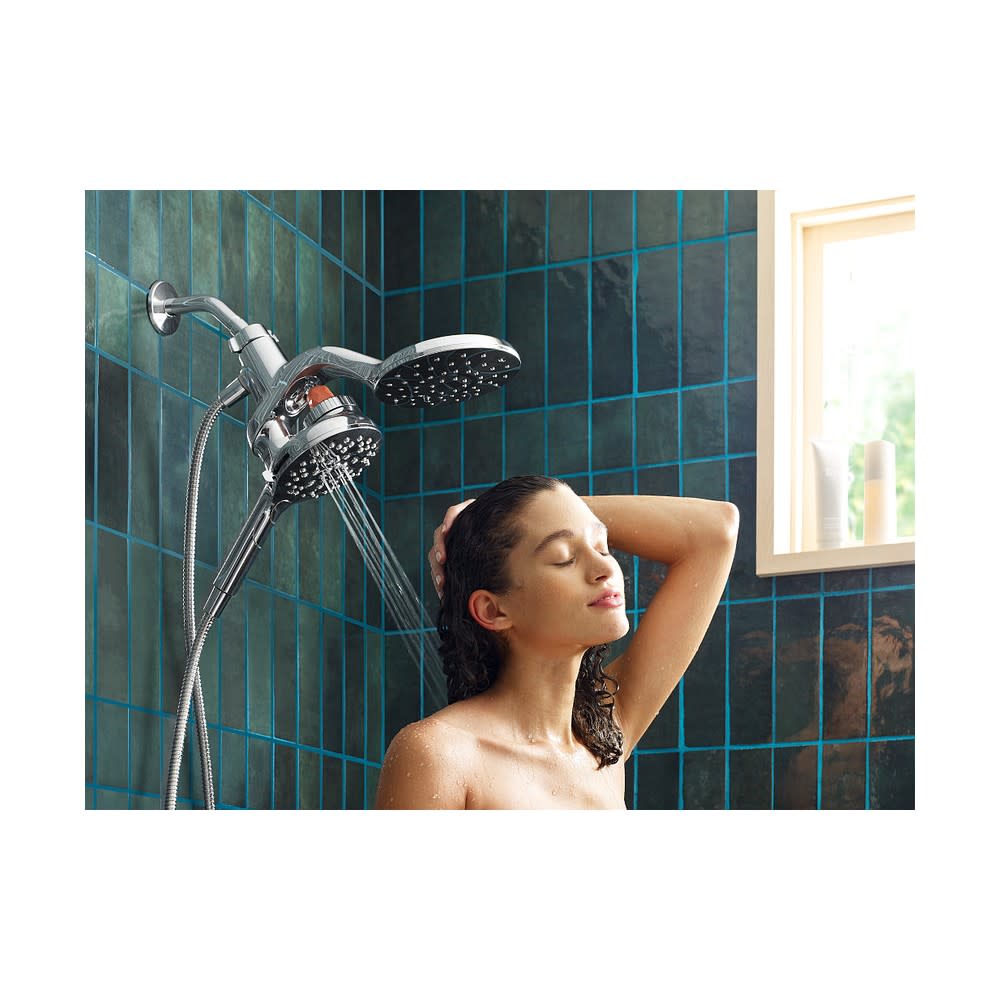 Moen Spot Resist Nickel Combination Shower with INLY Capsules - Ascmtools