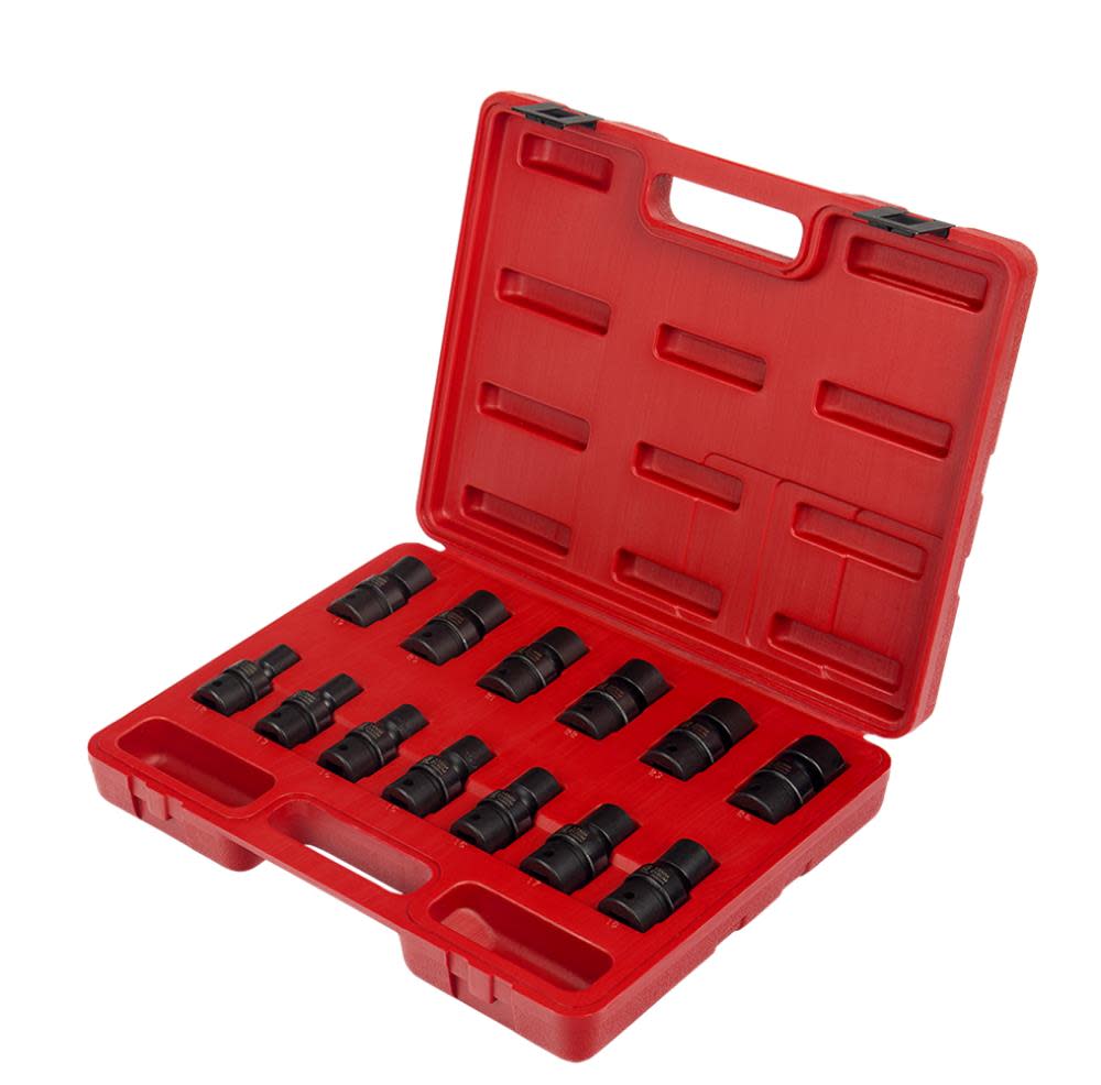 Sunex 1/2 In. Drive Metric Universal Impact Socket Set 13 pc. - Ascmtools