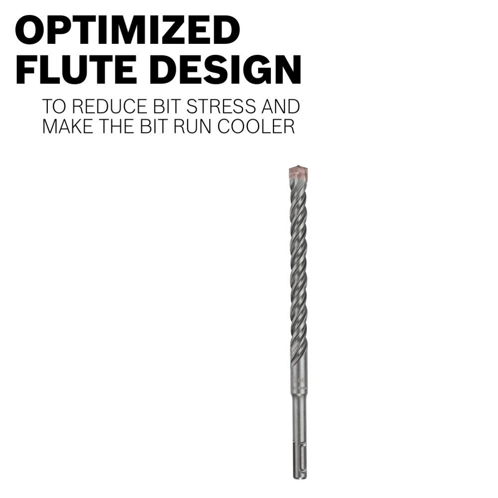 Bosch 5 Pc SDS-plus Bulldog Rotary Hammer Bit Set - Ascmtools