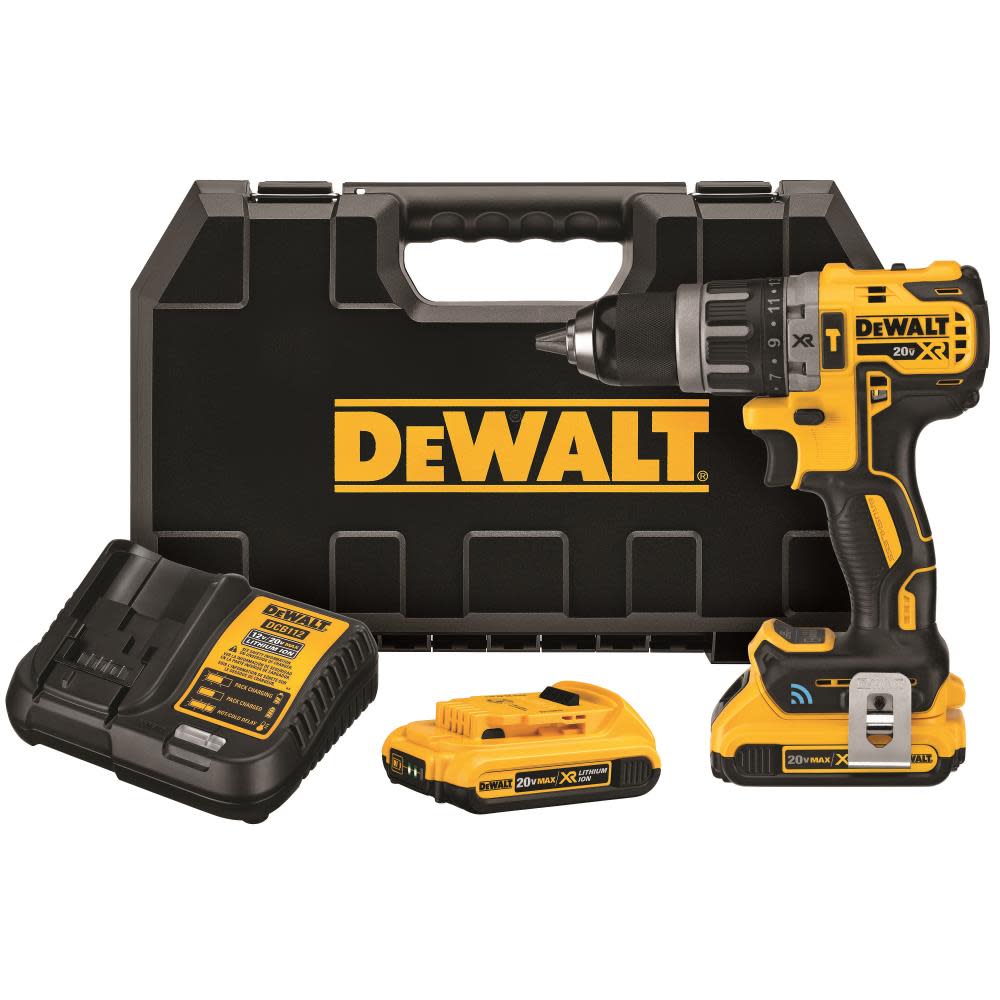 DEWALT 20V MAX XR Tool Connect Compact Hammerdrill Kit - Ascmtools