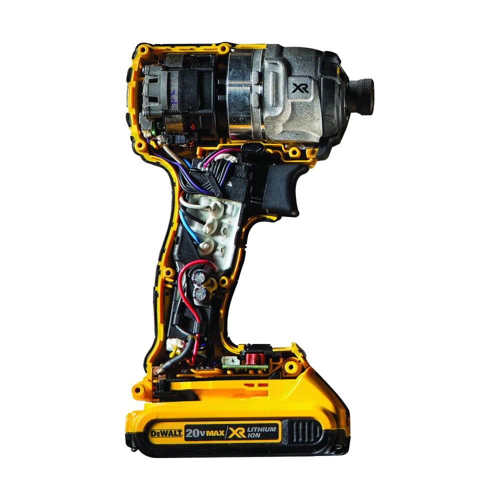 DEWALT 20 V MAX XR Brushless 1/4 In. 3-Speed Impact Driver - Ascmtools