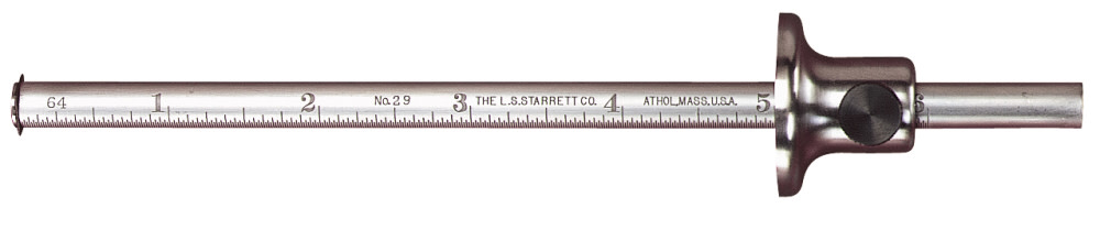 Starrett No.29 Scratch Gage (150mm) 64ths Grad - Ascmtools