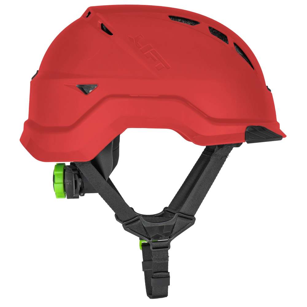 Lift Safety RADIX Vented Safety Helmet Red Type 2 - Ascmtools