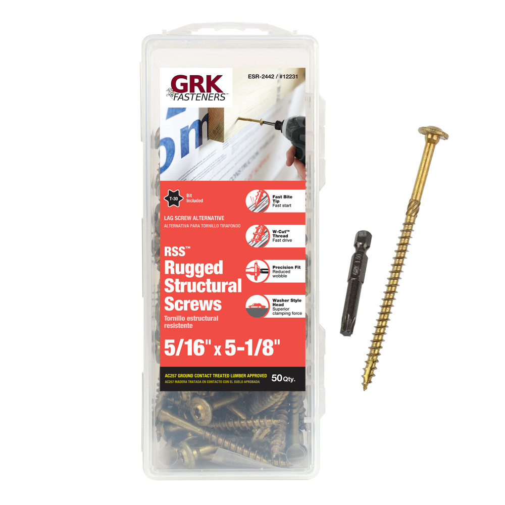 GRK Fasteners RSS Screw Handy-Pak 5/16 x 5″1/8 - Ascmtools