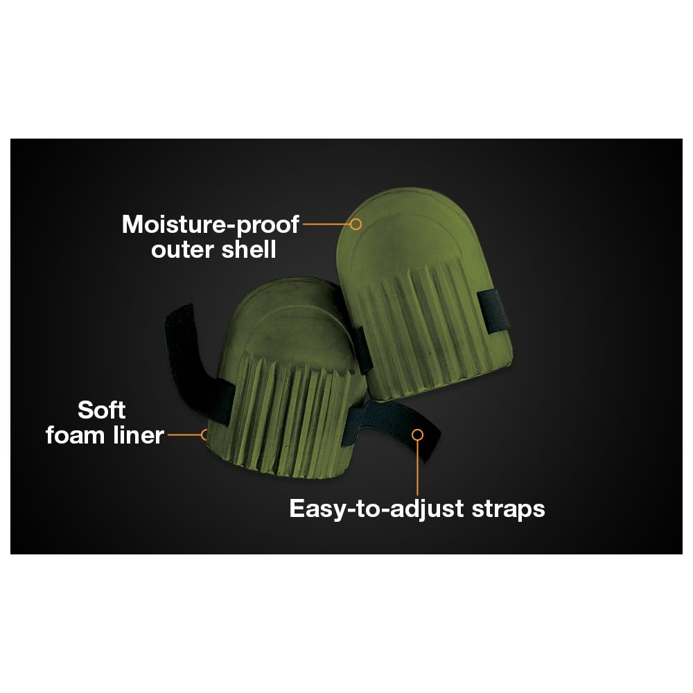 Fiskars Green Ultra Light Knee Pad 2pk - Ascmtools