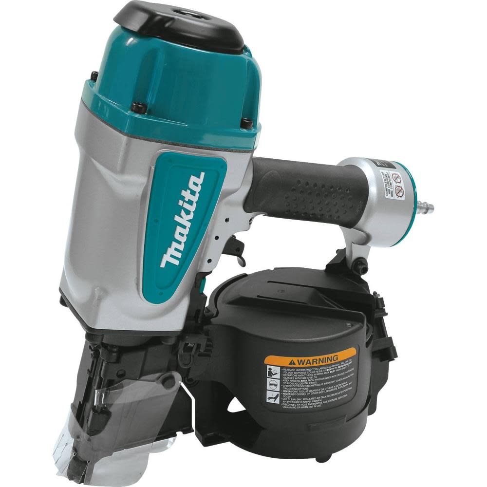 Makita 15 Pneumatic 3-1/2 in. Coil Framing Nailer - Ascmtools