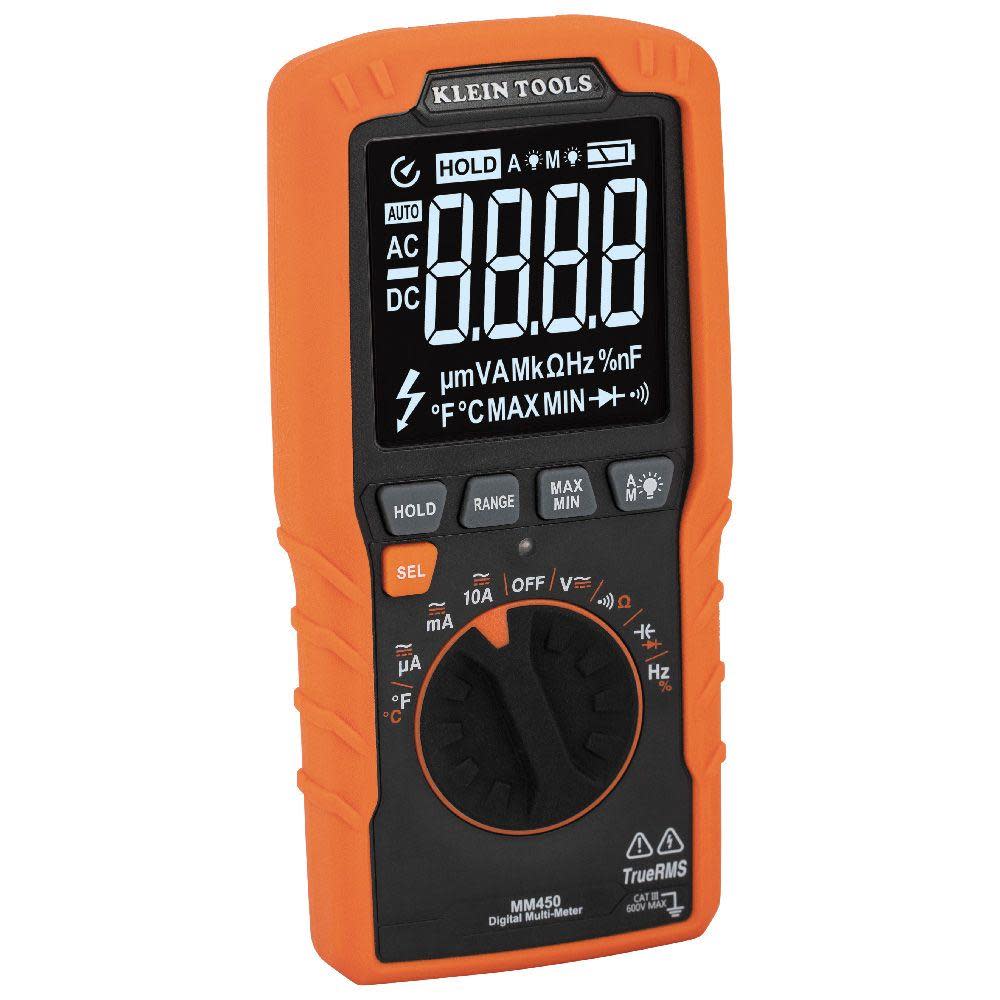Klein Tools Slim Digital Multimeter TRMS Auto Ranging - Ascmtools