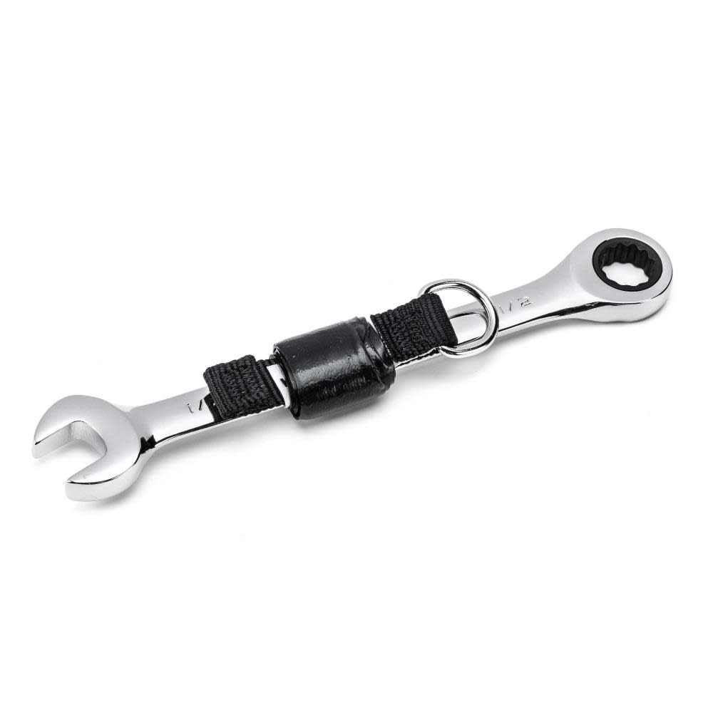 GEARWRENCH 1/2″ 12 Point Tether Ready Ratcheting Combination Wrench - Ascmtools