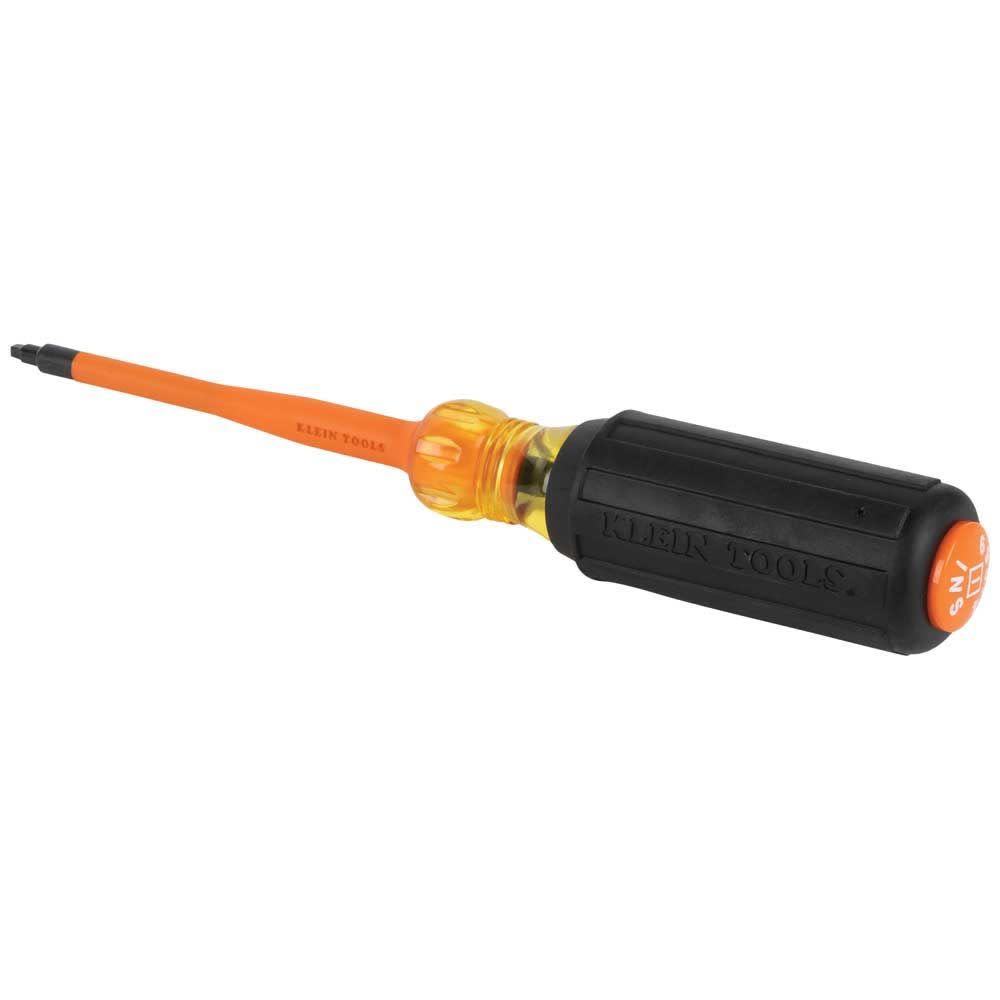 Klein Tools Insulated Screwdriver #1 SQ 4″ - Ascmtools
